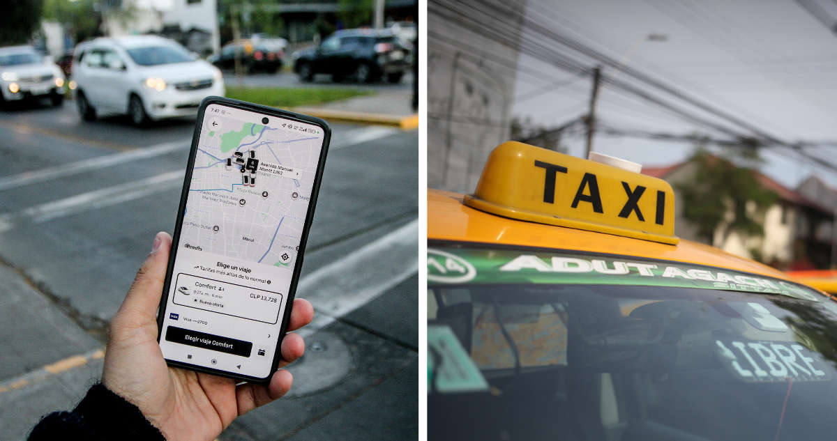 Uber y taxi