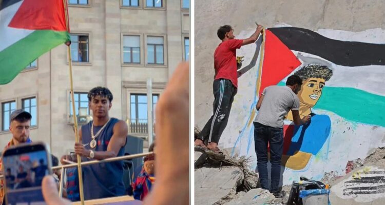 La bandera de Lamine Yamal no pasa desapercibida: Israel acusa provocación y en Gaza le dedican mural