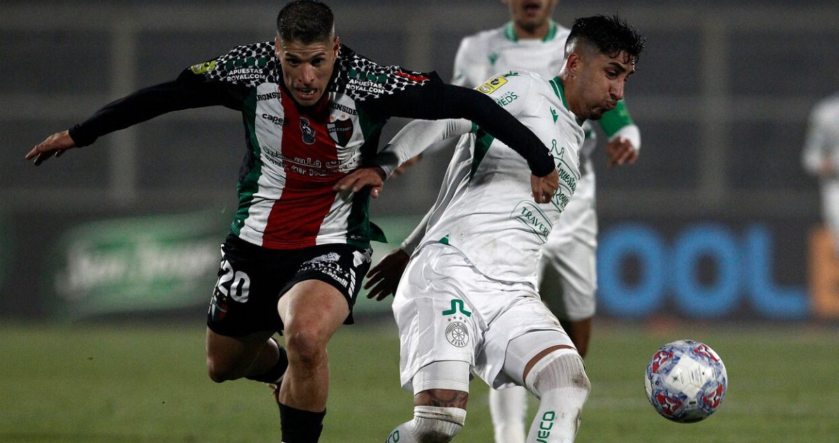 Palestino y Audax Italiano igualaron por la Liga de Primera.