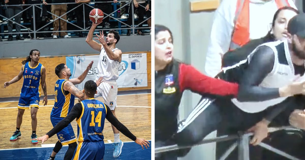 Caos en Play-In de LNB: duelo entre Colo Colo y Boston College termina con graves incidentes
