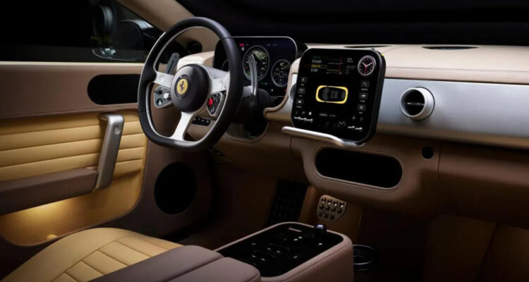 Ferrari presenta su primer coche totalmente eléctrico.

