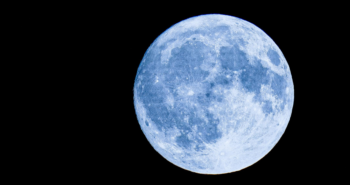 Foto de una Luna llena para ilustrar nota sobre la Luna Azul