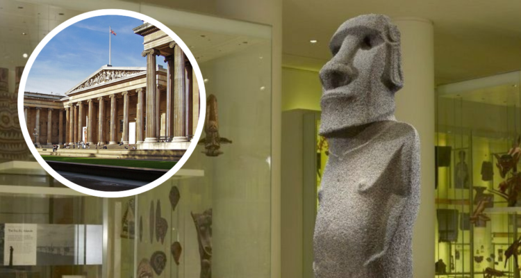 Moái en Museo Británico