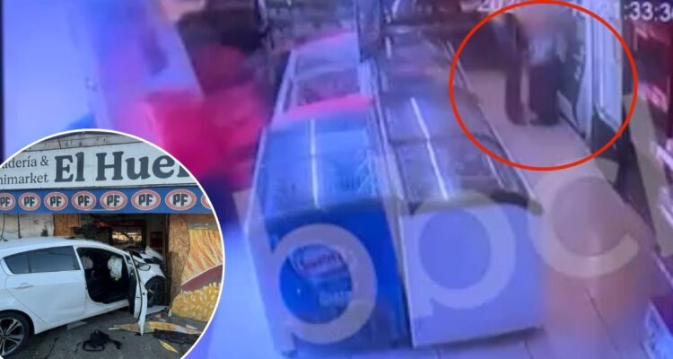 Madre e hija se salvan de ser impactadas por vehículo que huía de persecución en San Pedro de la Paz