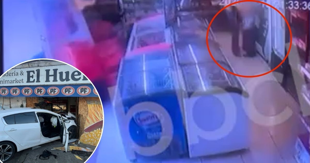 Madre e hija se salvan de ser impactadas por vehículo que huía de persecución en San Pedro de la Paz