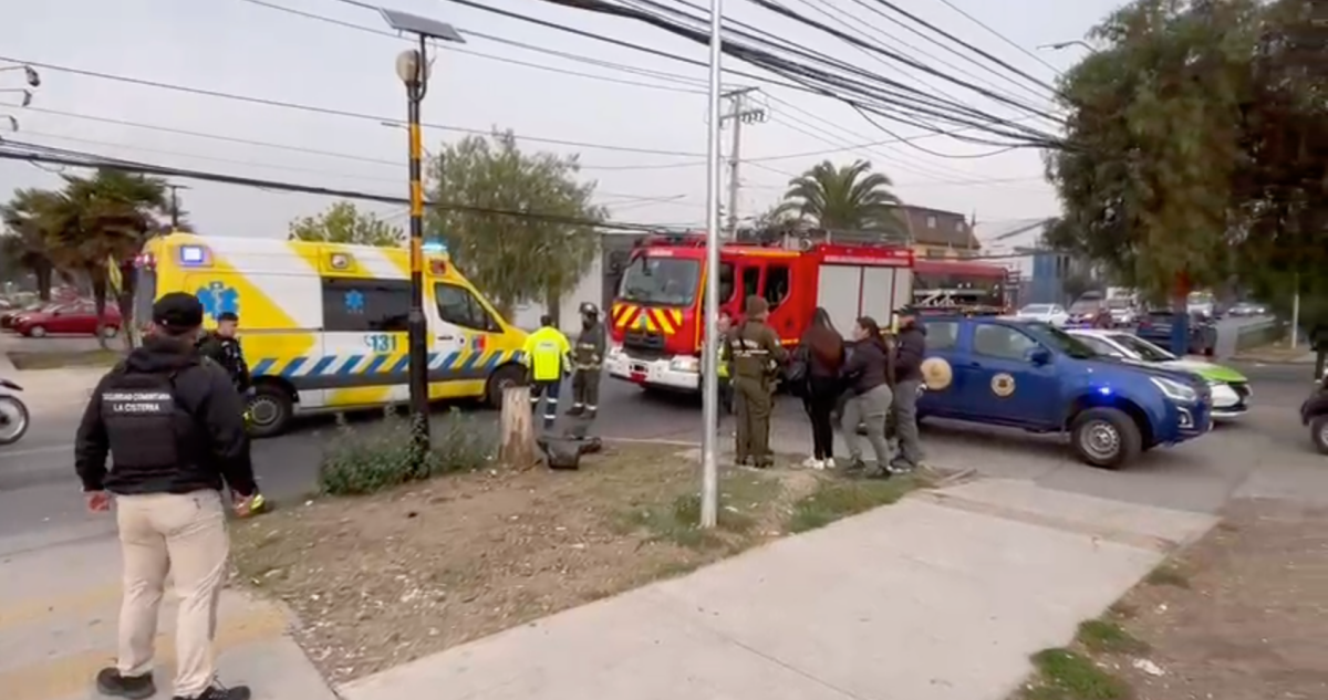 Madre y sus dos hijos son atropellados mientras cruzaban por paso de cebra en La Cisterna