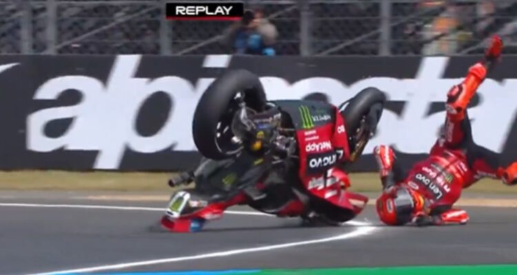 El impresionante accidente de Marc Márquez en la sprint del GP de Francia del MotoGP