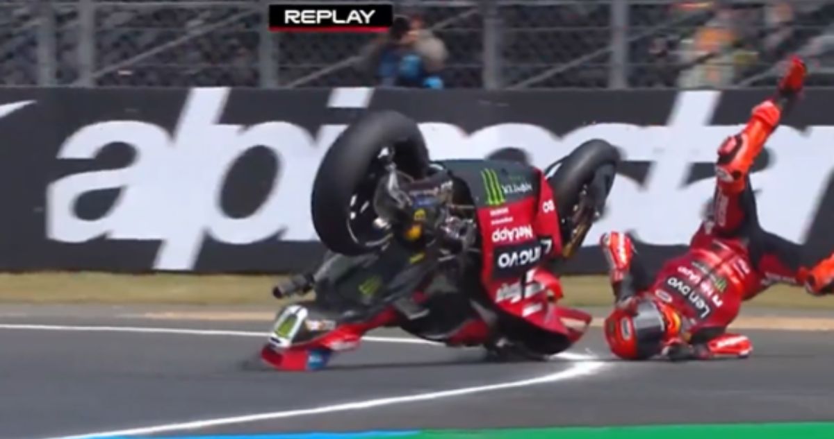 El impresionante accidente de Marc Márquez en la sprint del GP de Francia del MotoGP