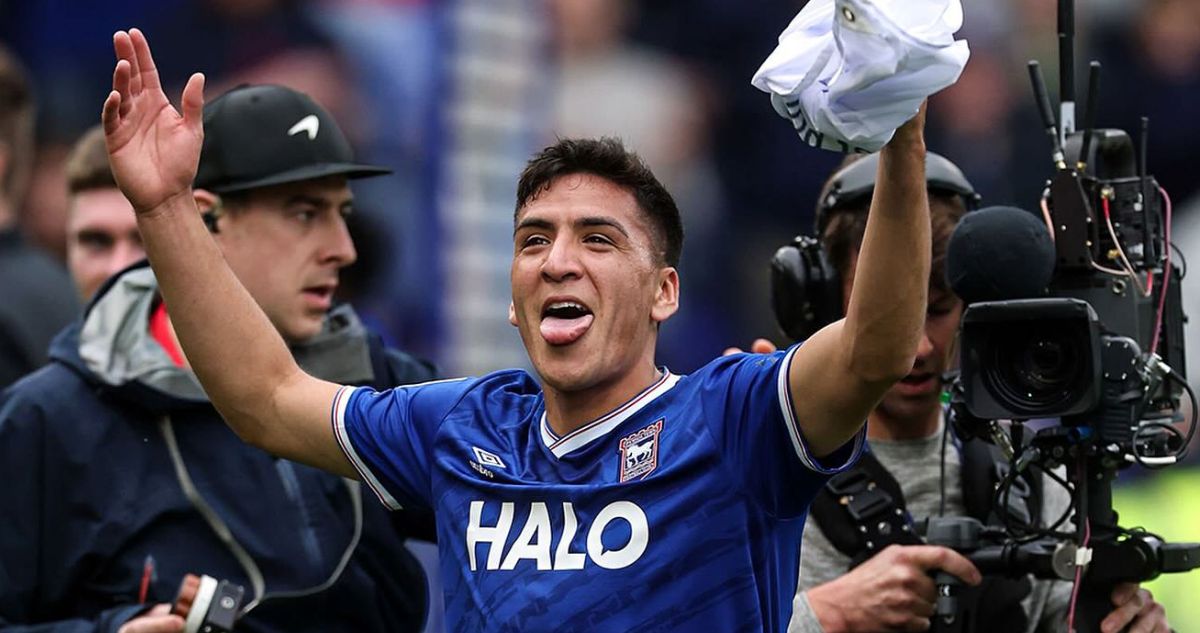 Marcelino Núñez ascendió a Premier League con el Ipswich Town.