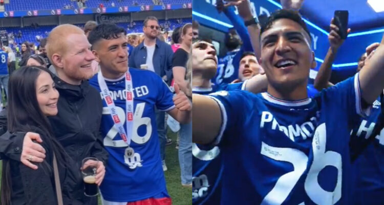 Marcelino Núñez y Ed Sheeran