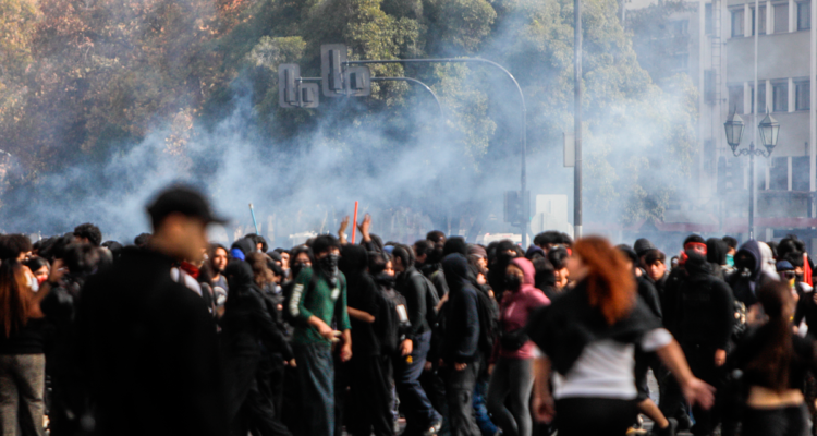 Marcha en La Alameda | Agencia UNO