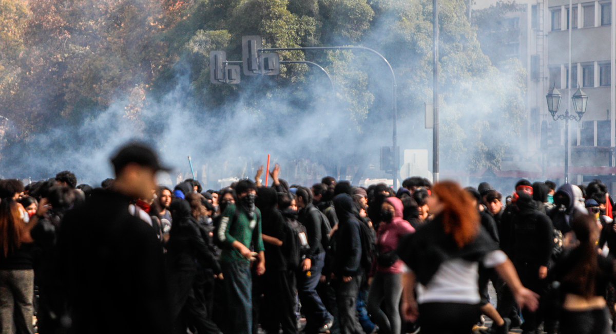 Marcha en La Alameda | Agencia UNO