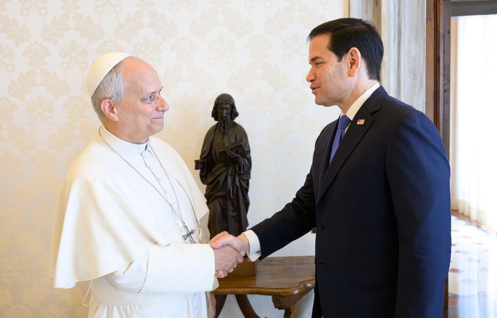 El Papa y Marco Rubio