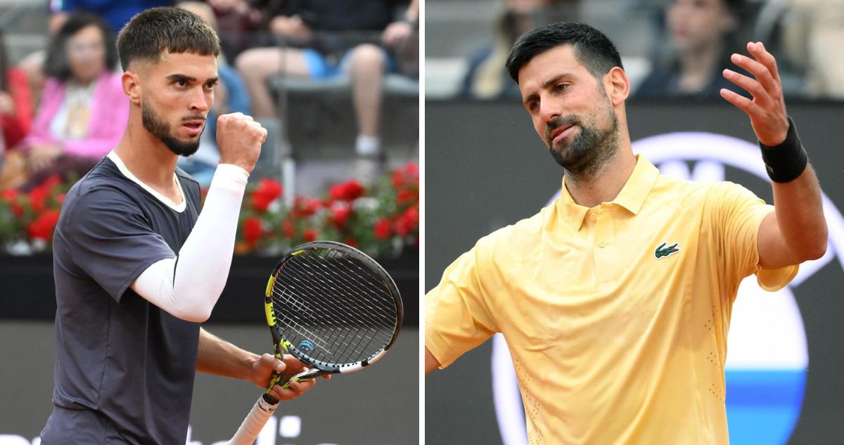 Djokovic fue eliminado por el joven Prizmic en el Masters 1.000 de Roma.