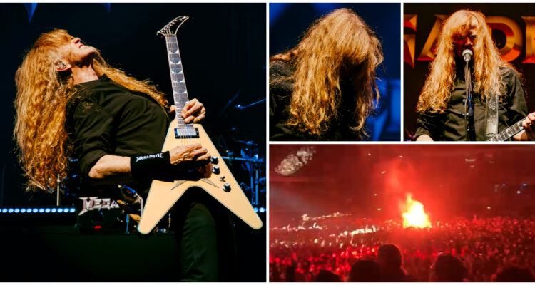 Megadeth se despide de Chile con un brillante Dave Mustaine: seguridad falló en ingreso de bengala