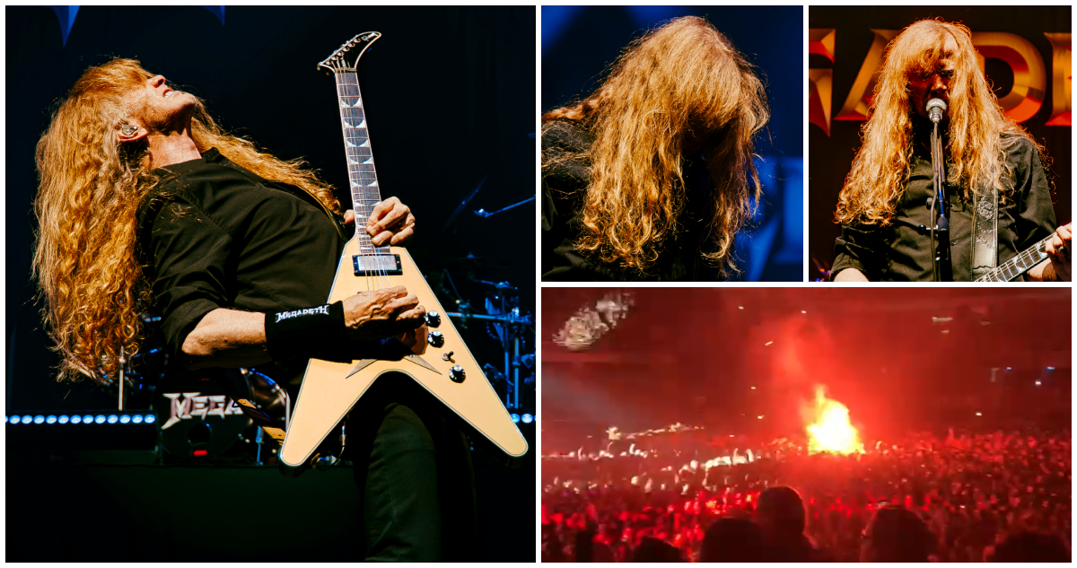 Megadeth se despide de Chile con un brillante Dave Mustaine: seguridad falló en ingreso de bengala