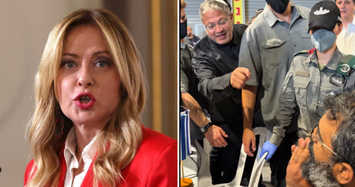Meloni cuestiona a Ben Gvir