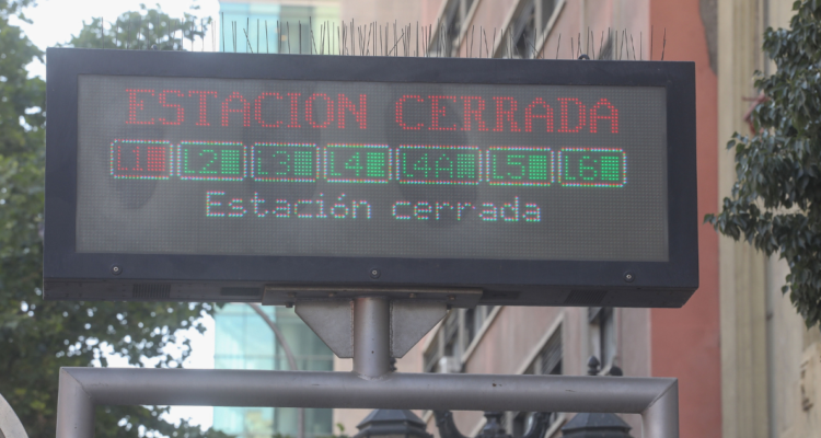 Metro anuncia cierre de estaciones en L1 por manifestaciones en el Día del Trabajador