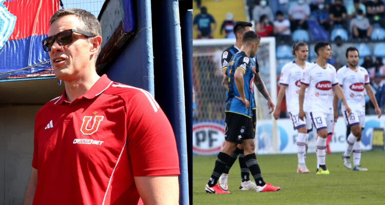 Michael Clark en La U y foto de contexto del Huachipato Melipilla