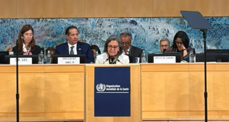 Ministra Chomalí reafirma compromiso de Chile con la OMS y valora avances sanitarios internacionales