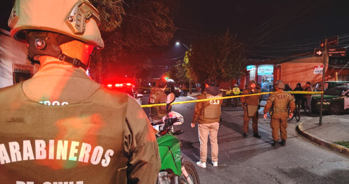 Mortal tiroteo en pleno centro de Rancagua deja una mujer fallecida