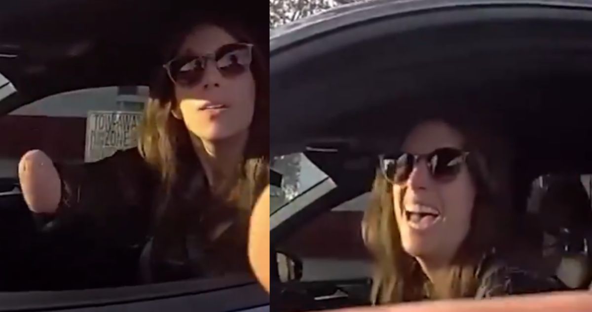 VIDEO| Mujer manca fue multada por policía que la vio manejar usando celular con su “mano derecha”