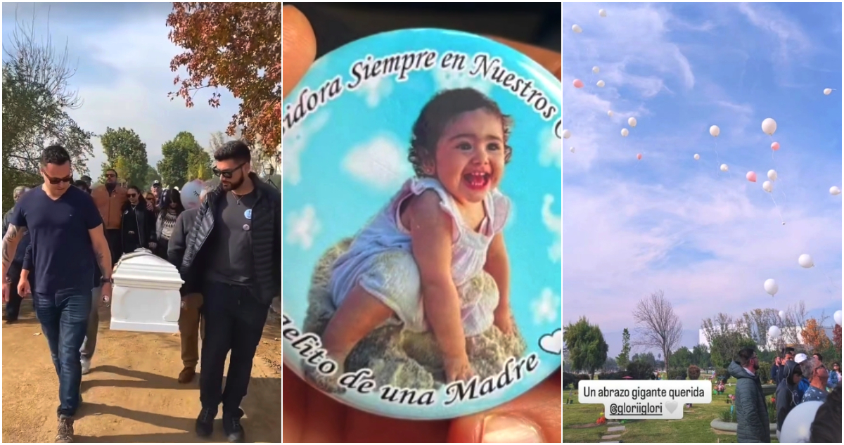 Multitudinario y emotivo adiós a Isidora, la niña de dos años que cayó desde un piso 11 en Las Condes