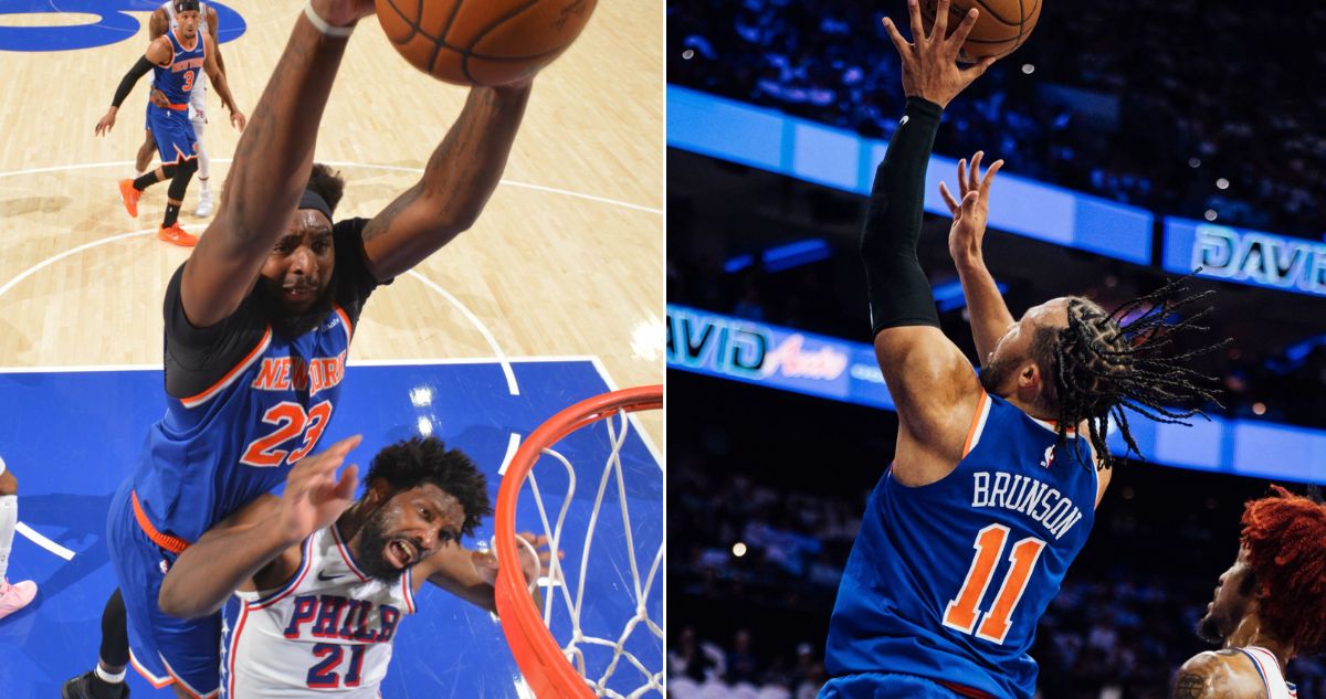 Los Knicks otra vez arrasaron con los 76ers y se acercan a la final del Este en NBA