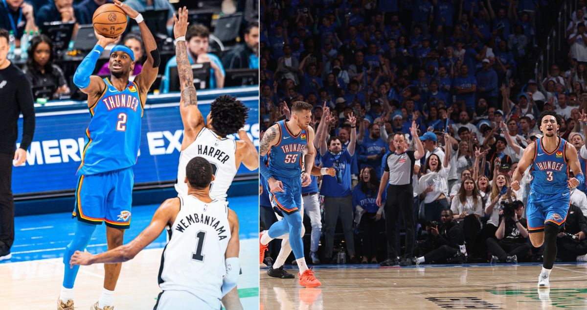 NBA: OKC Thunder venció a los Spurs en el segundo juego de la final del Oeste