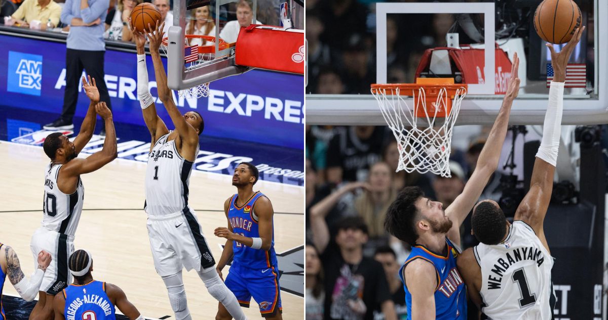 Los San Antonio Spurs vencieron a OKC Thunder y las Finales del Oeste de la NBA quedaron igualadas