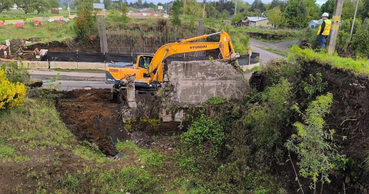 Avanzan obras de mejoramiento en Ruta Internacional CH-215 en la provincia de Osorno