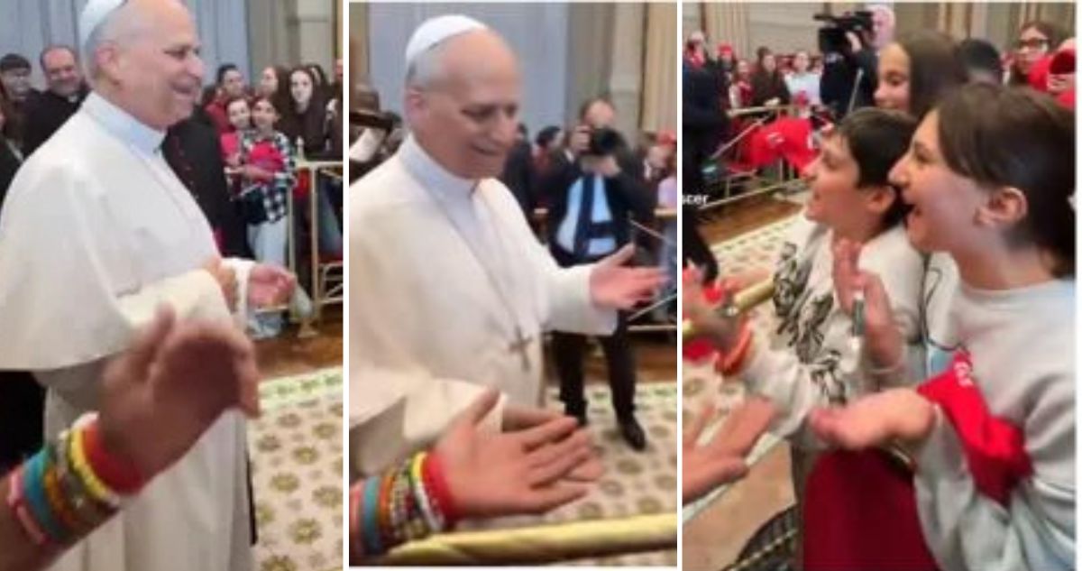 Cómo el simple gesto del “six-seven” convirtió al Papa León XIV en un fenómeno viral