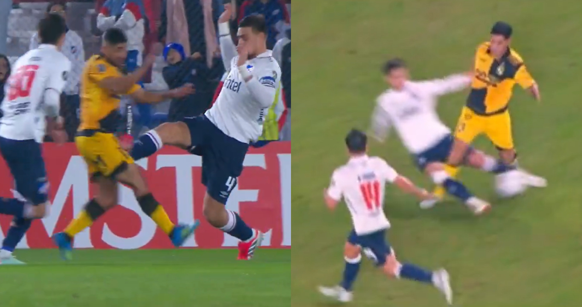 patada a Vadalá y roja en el Coquimbo Nacional de Copa Libertadores