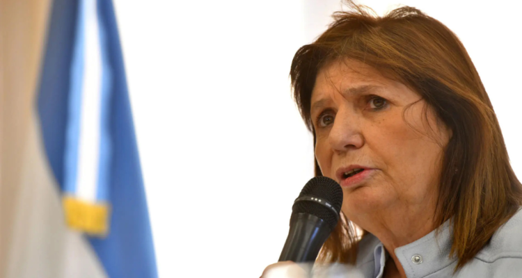 La exministra y actual senadora Patricia Bullrich
