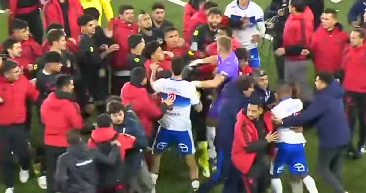 Pelea UC Colo Colo