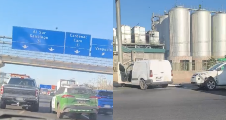 Persecución con apoyo de helicóptero en Quilicura tras robo de camioneta termina con cuatro detenidos