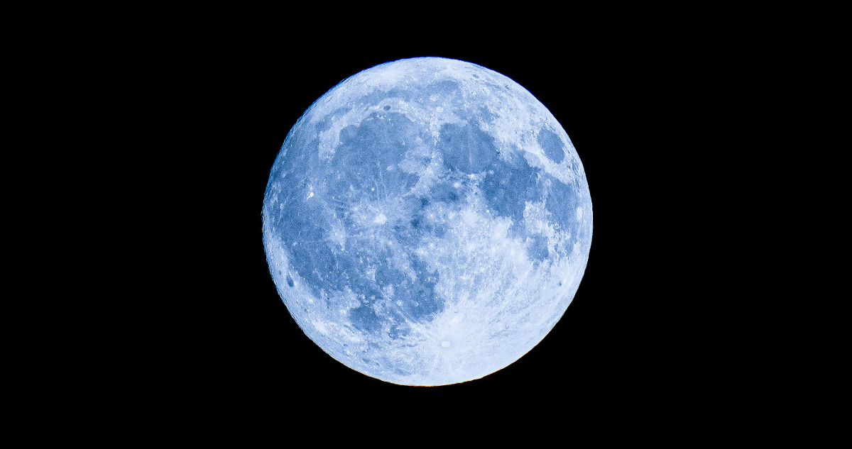 Imagen referencial para ilustrar una Luna Azul