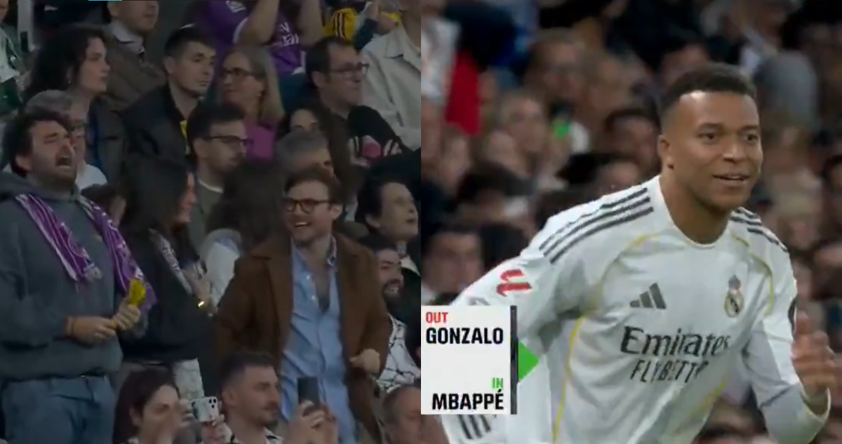 pifias a Mbappé en el Bernabéu