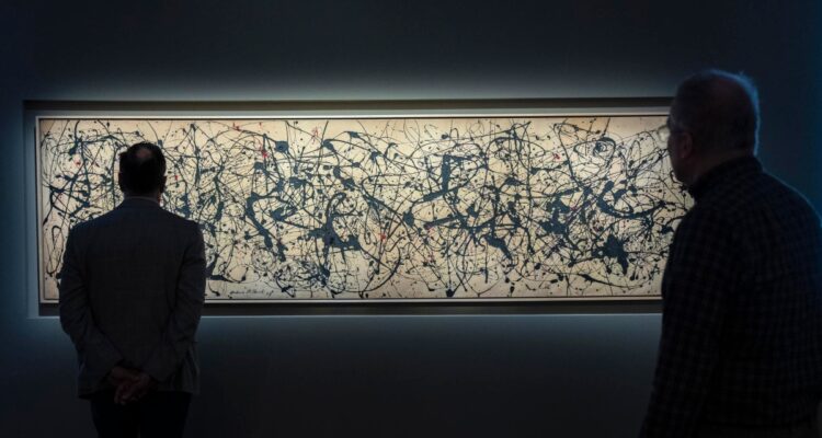 Pintura Jackson Pollock