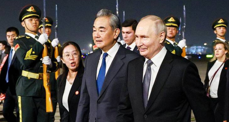 El presidente de Rusia, Vladimir Putin, en Pekin