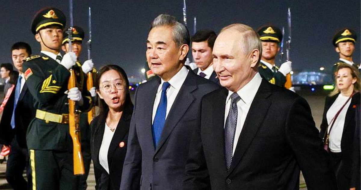 El presidente de Rusia, Vladimir Putin, en Pekin