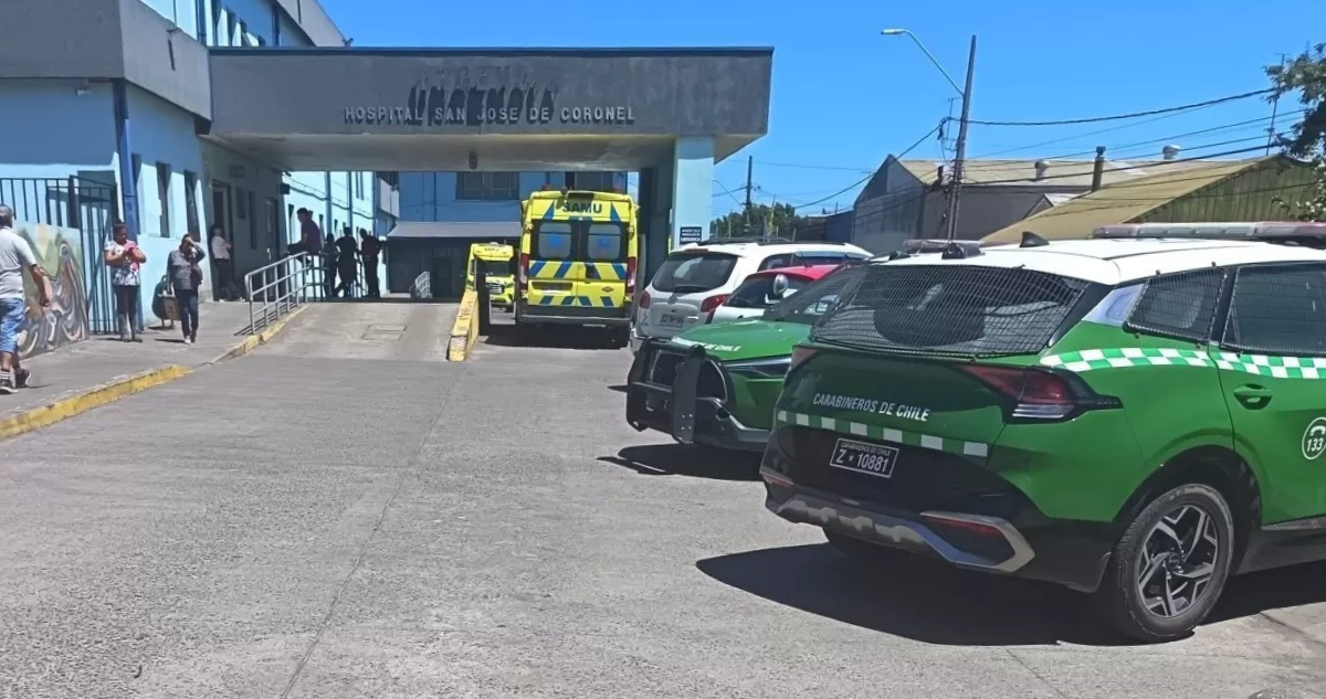 Detenido por homicidio frustrado en Coronel: arrojó calefactor a su conviviente y la intentó asfixiar
