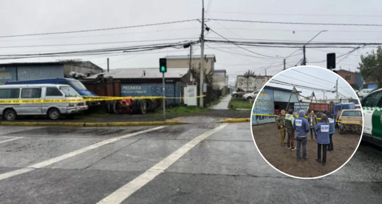 Detienen a sospechoso de disparar a mujer que esperaba micro en Hualpén: víctima está en riesgo vital