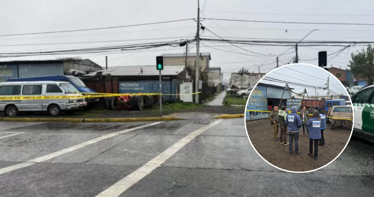 Detienen a sospechoso de disparar a mujer que esperaba micro en Hualpén: víctima está en riesgo vital