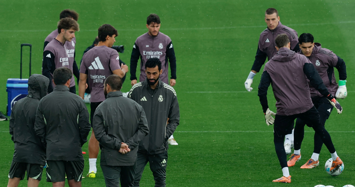 Real Madrid en entrenamiento contexto