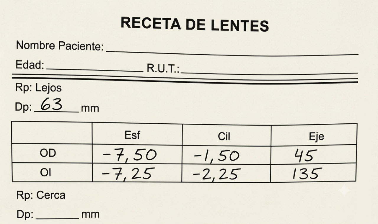 ¿Miopía o astigmatismo? En qué se diferencian y qué significan los números en tu receta