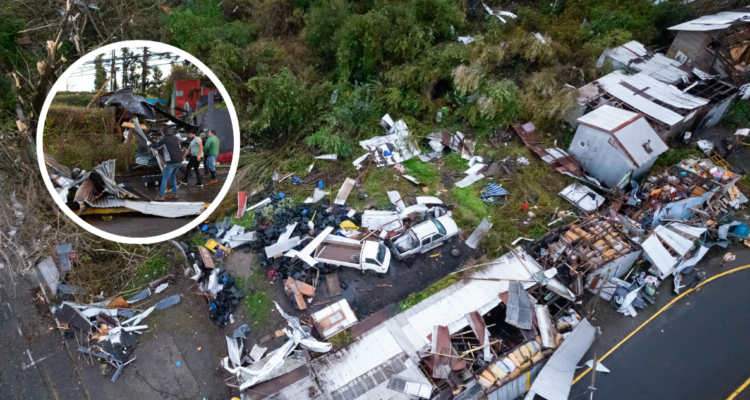 Puerto Varas tras paso de tornado