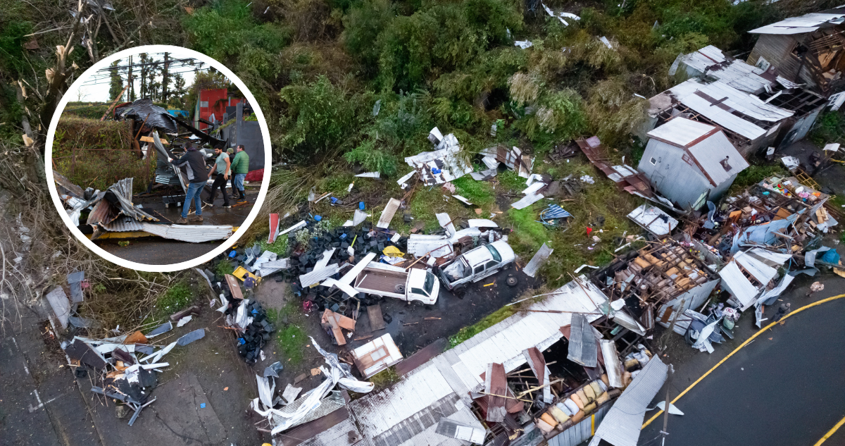 Puerto Varas tras paso de tornado