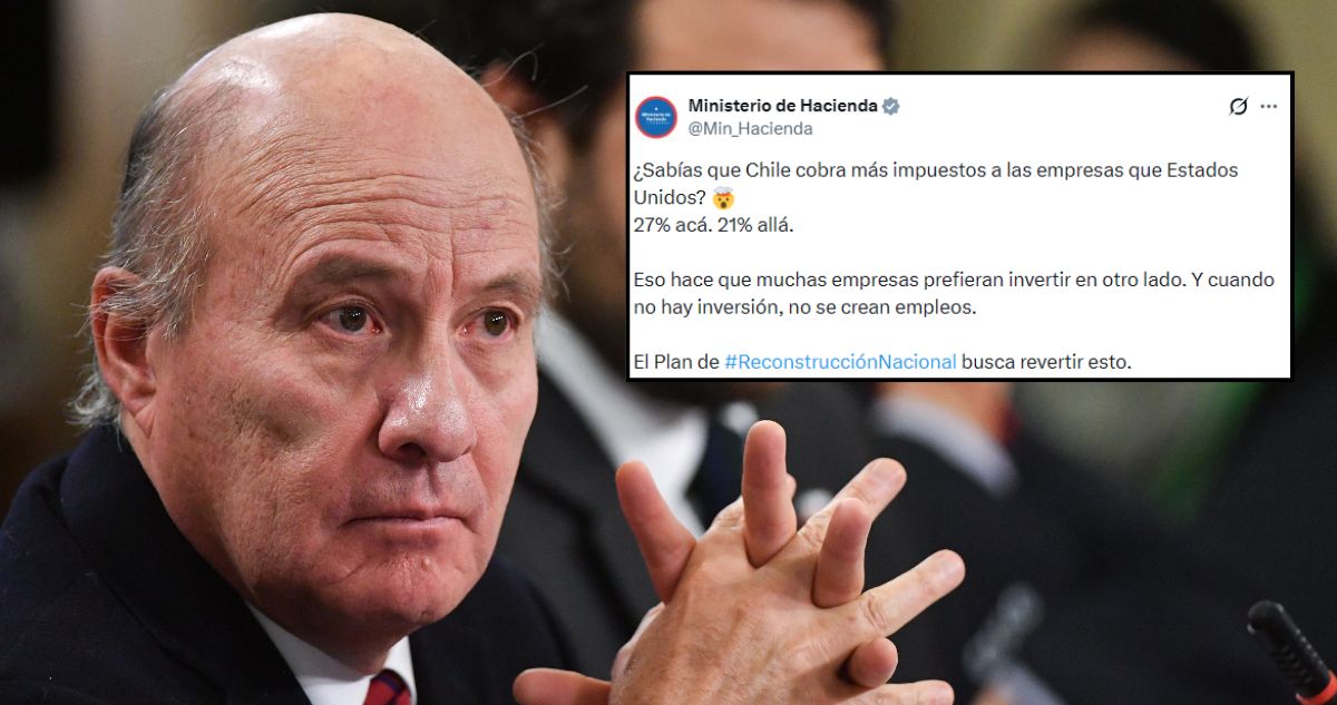 Gobierno recibe rectificación en Twitter por divulgar dato incompleto sobre impuestos en EEUU y Chile