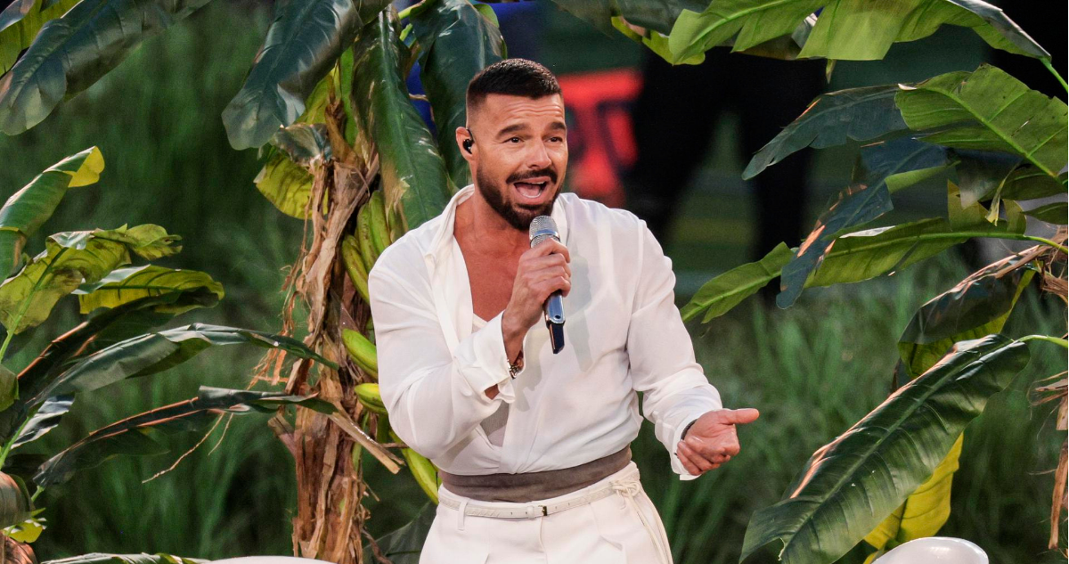 Ricky Martin en el show de medio tiempo del Super Bowl 2026